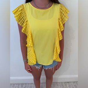 Yellow boutique top